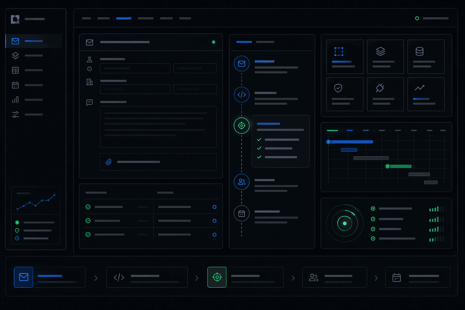 Dark project intake console